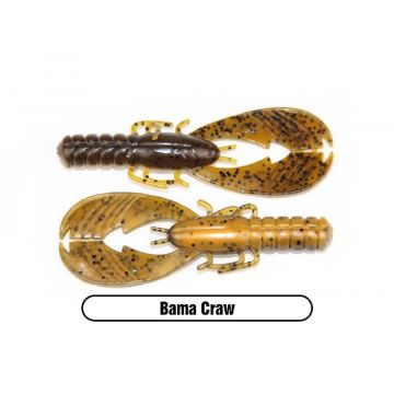 X Zone Muscle Back Finesse Craw 3,25inch 8,25 cm 8st. Bama Craw