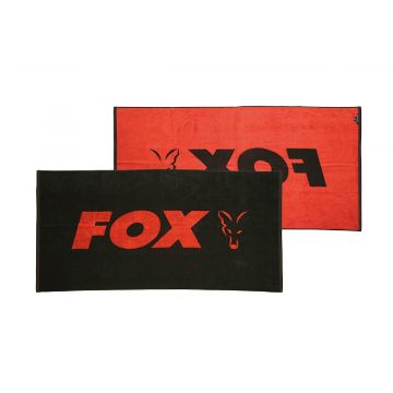 Fox Beach Towel Black / Orange
