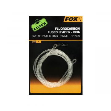 Fox Fluorocarbon Fused Leader 30Lb 115 cm Size 7 Kwik Change Swivel