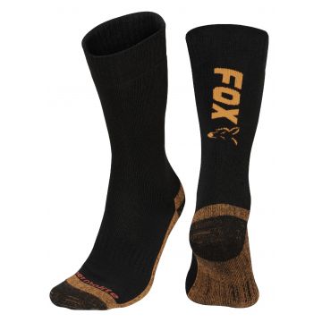 Fox Thermolite Long Socks Black & Orange Thermosokken 40-43