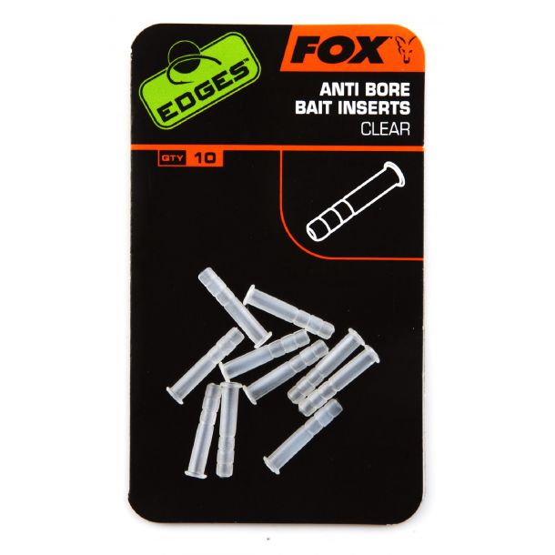 Fox Edges Anti-Bore Bait Inserts Clear main product photo
