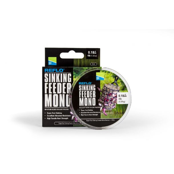 Preston Reflo Sinking Feeder Mono 150m 0.16 mm 3 lbs main product photo