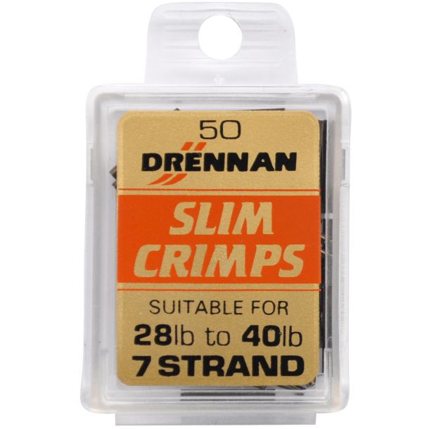 Drennan Slim Crimps sleeves 50st 20-34lb 0.90 mm main product photo