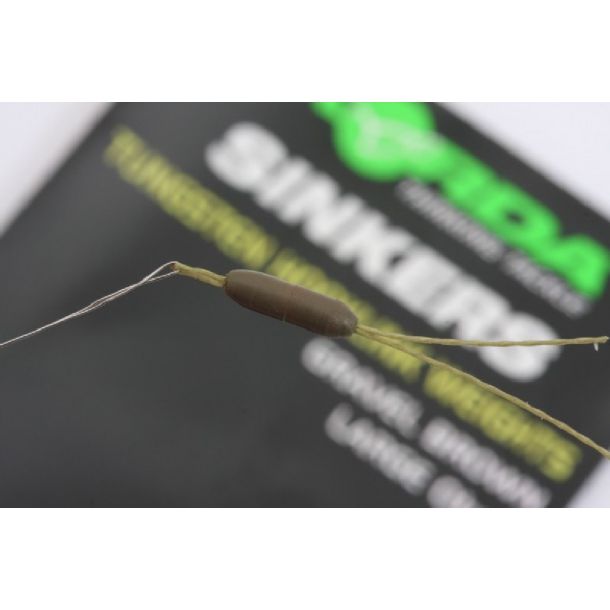 Korda Sinker Tungsten Hooklink Weight Brown Medium main product photo