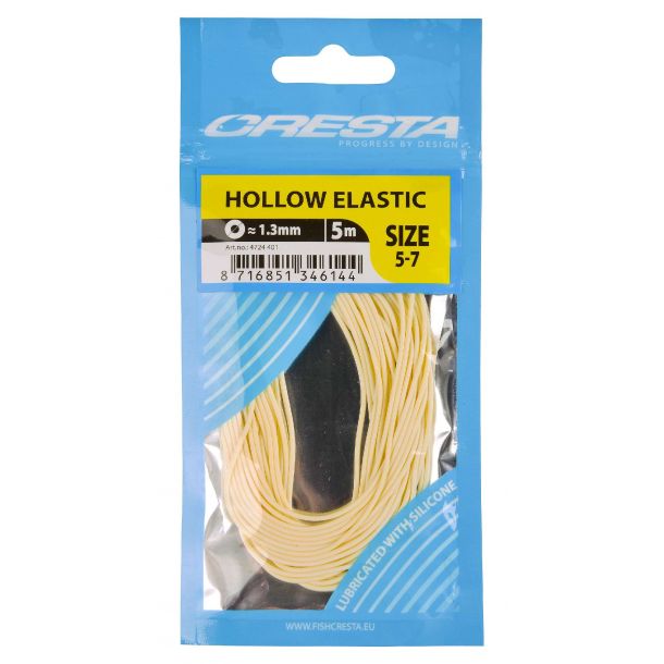 Cresta Hollow Elastic 1.3 mm  5 m  White main product photo