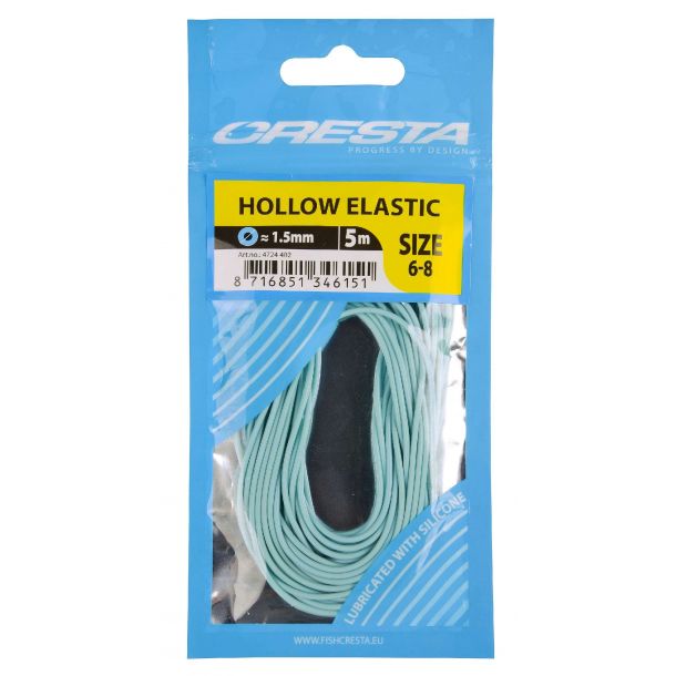 Cresta Hollow Elastic 1.5 mm  5 m  Light Blue main product photo