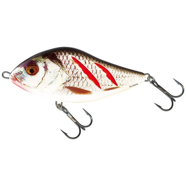 Salmo Slider Floating 10cm Wounded Real Grey Shiner main product photo