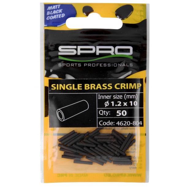 Spro Mb Single Brass Crimp 10mm 1,4mm 50St. main product photo