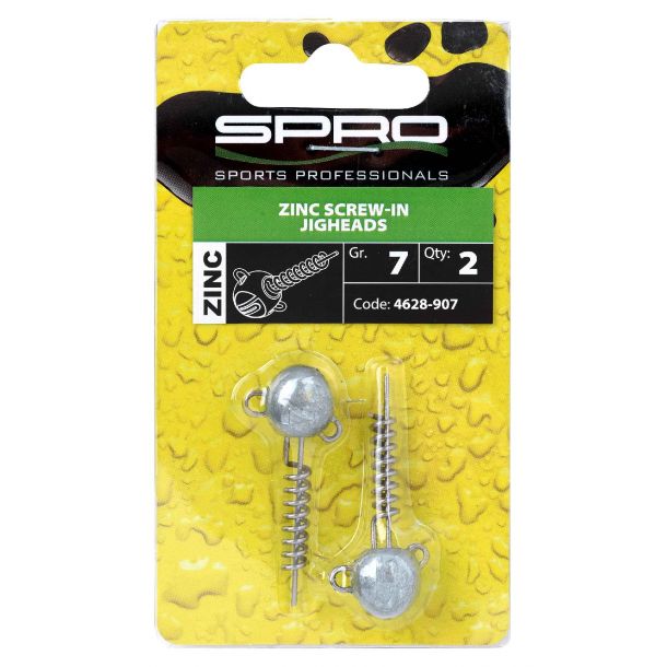 Spro Zinc Screw-In Jigheads 7 gr 2st. main product photo