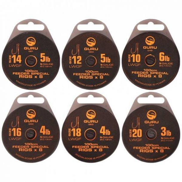 Guru LWGF Feeder Special Rig 40'' / 100cm Size 10 main product photo