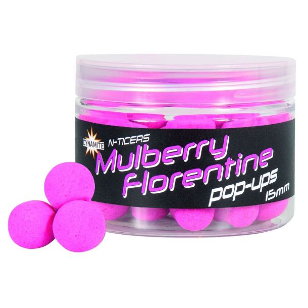 Dynamite Baits N-Ticers Mulberry Florentine Pop-ups 12mm main product photo