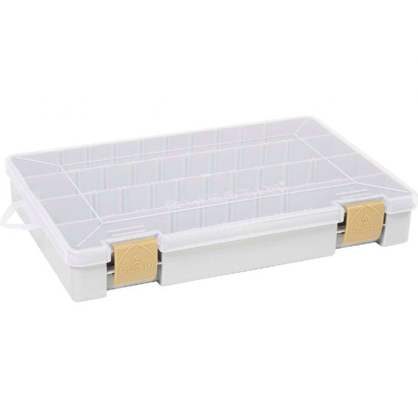 Westin W3 Tackle Box Compartmens Grey & Clear 36x22,5x4,8 cm main product photo