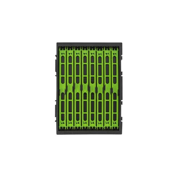 Preston Interlok Winder Tray With 8 Winders 26Cm Green main product photo