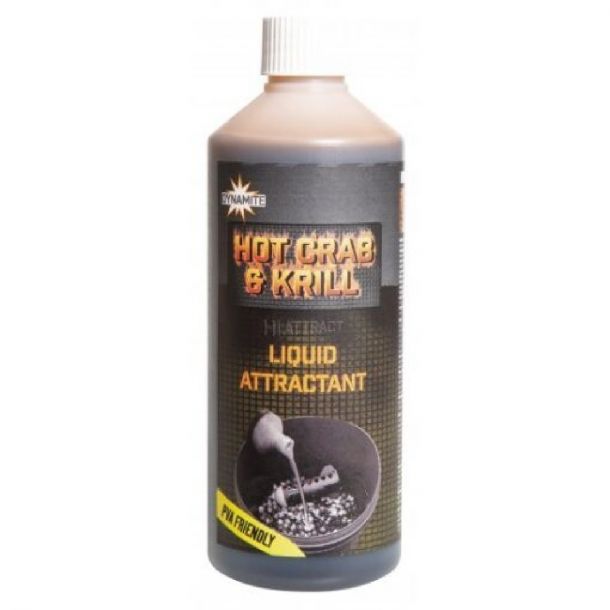 Dynamite Baits Hot Crab & Krill Liquid 500ml main product photo