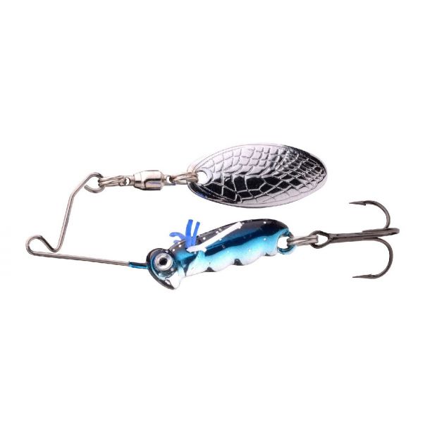 Spro Larva Spinnerbait 4cm 7gr Chrome Blue main product photo