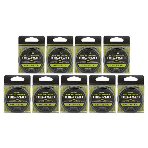 Fox Matrix Power Micron X 100m 0.09 mm  0.9kg 2.0 lbs main product photo