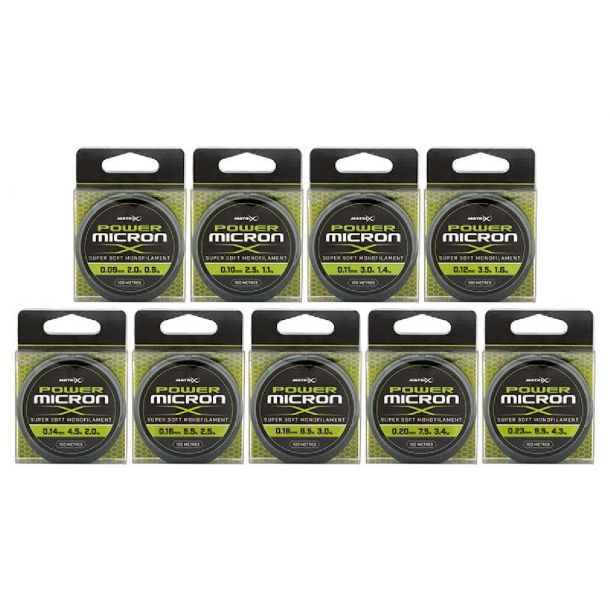 Fox Matrix Power Micron X 100m 0.10 mm  1.1kg 2.5 lbs main product photo