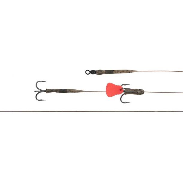 Fox Rage Predator Twin Treble Trace 52cm / 40lb Size 6 Barbed main product photo