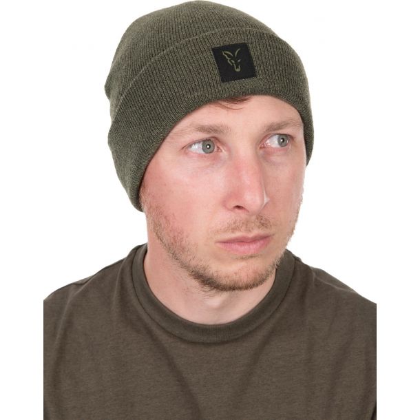 Fox Collection Beanie Green & Black main product photo