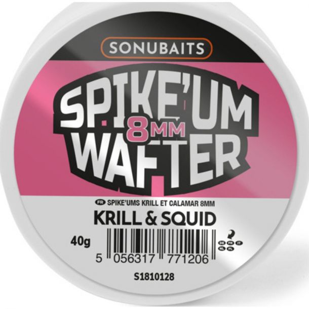 Sonubaits Spike'Um Wafters 8mm Krill & Squid main product photo