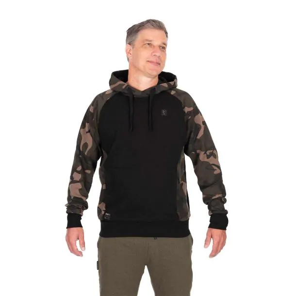 Fox Black / Camo Pullover Premium 310 Hoodie X-Large