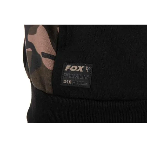 Fox Black / Camo Pullover Premium 310 Hoodie X-Large